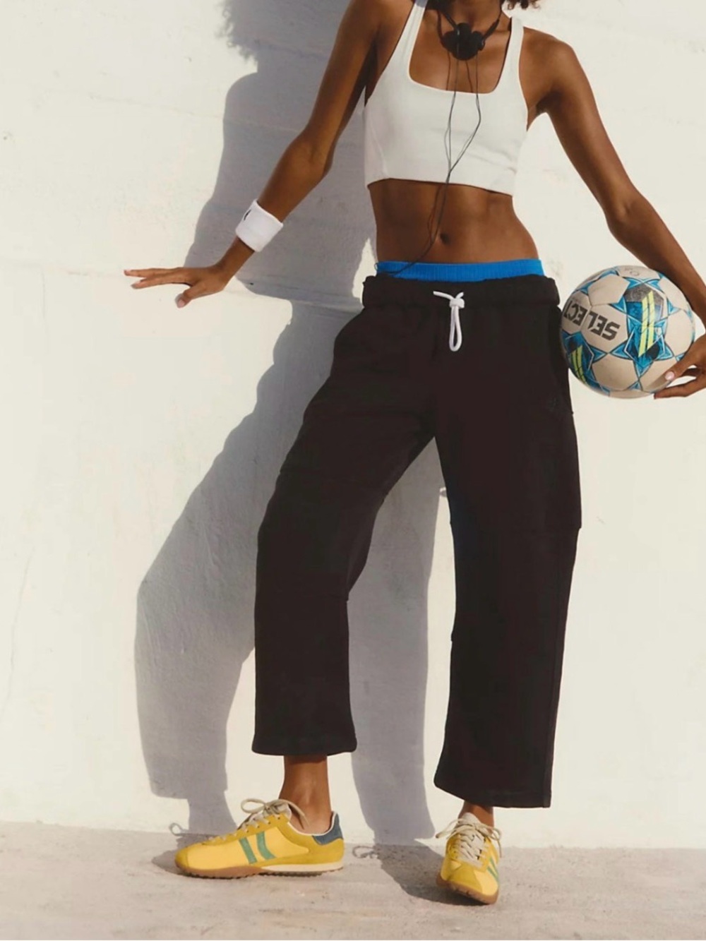 Free People FP Movement Top Score Barrel Pants Black Small
